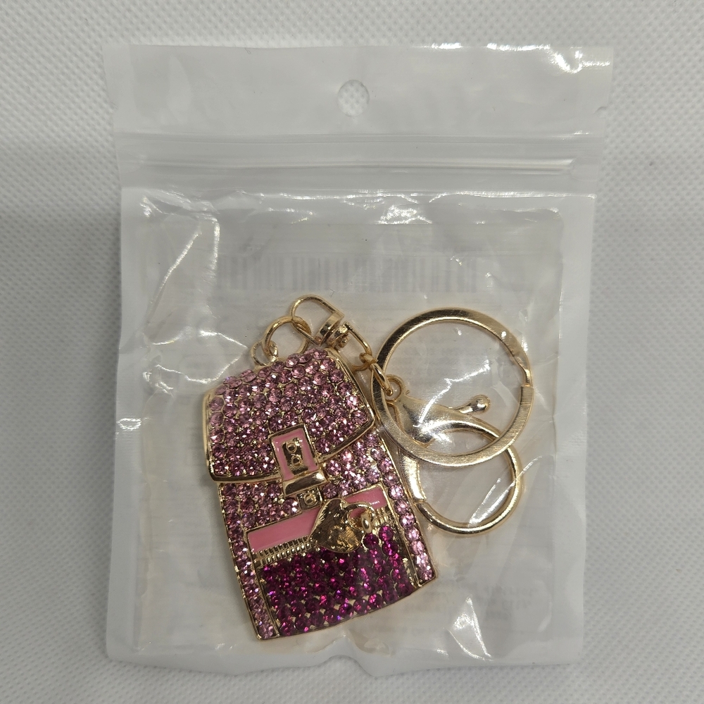 Pink and  Gold Keychain - Picture 4 of 4